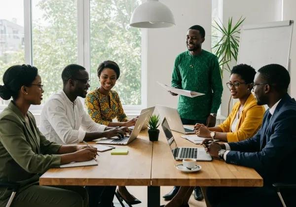 Diverse African Executive Meeting